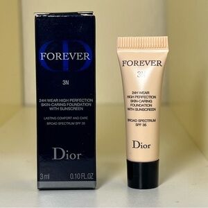Duo Dior Forever Foundation Samples Shade 3N Neutral Travel Size Set of 2